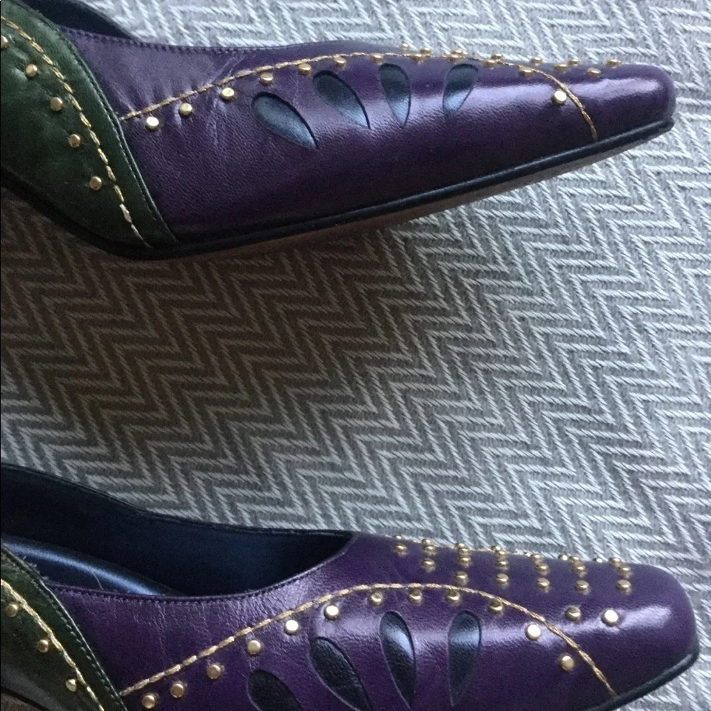 MARGARET Jerrold Vintage 1980s Leather Shoes - Picture 5 of 7